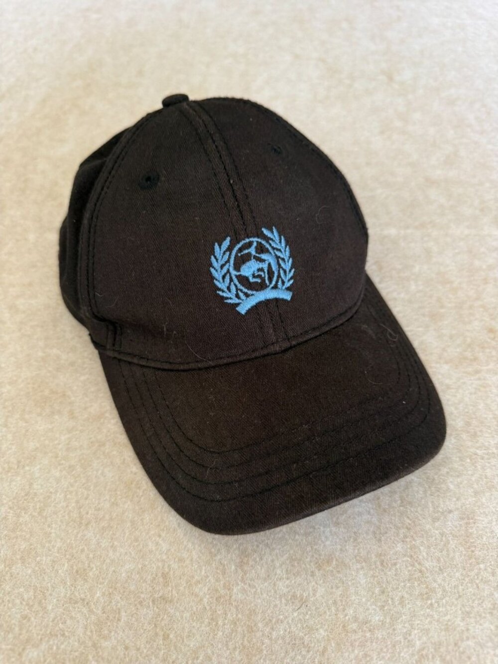 Cinch Baseball Cap Hat Black Logo Embroidered Stretch Fit Western Rodeo